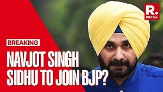 Breaking: Sources Say Navjot Singh Sidhu Set To Join BJP, 3 More MLAs May Join