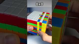 EVERY Rubik’s Cube From 1x1 to 17x17  #shorts