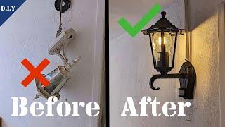 How To Install Outdoor PIR Sensor Light | Step By Step For Beginners