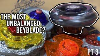 Making your WEIRDEST Beyblade combo, then trying to beat it! Pt. 3