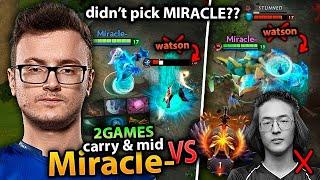 MIRACLE made TOP 1 RANK watson REGRET to not Pick HIM in 2 GAMES