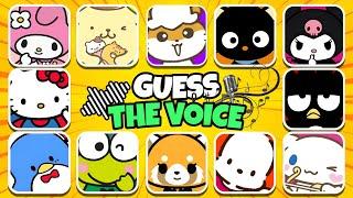 Guess The SANRIO CHARACTERS by the Voice! | Hello Kitty, Kuromi, My Melody, Aggretsuko