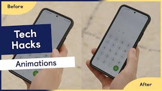 Disable animation on your phone | Android accessibility features