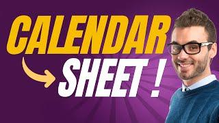 Sync Calendar to Sheets in 1 Click!