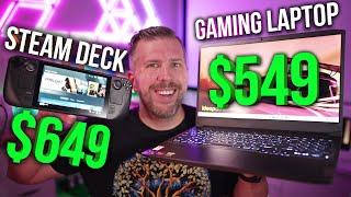 Steam Deck VS Gaming Laptop? Which Should You Buy? Unboxing, 10+ Benchmarks, Detailed Comparison!