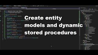 Create entity models | Dynamic Stored Procedures for CRUD operations | .NET 7 Web API - Tutorial 4