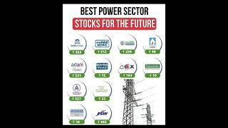 BEST POWER SECTOR STOCKS FOR THE FUTURE  | power sector best stocks #stockmarket