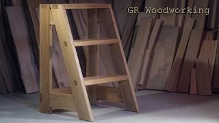 Step stool making - Only hand tools