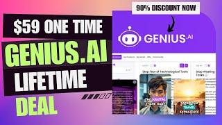 Genius AI Lifetime Deal | Make Viral Videos in One Click  | $59 Lifetime Deal | 90% Now