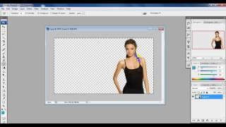 How to remove the white background in photoshop