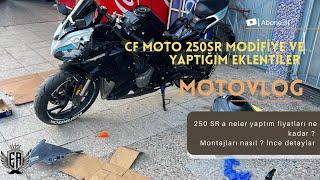 Cf Moto 250 SR MODİFİYE. 250 Sra hangi eklentileri yaptım ?