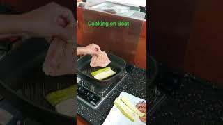 Cooking on Boat #food #healthyfood #eat