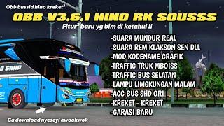 RILIS  OBB BUSSID V3.6.1 HINO RK KREKET² | Sound mirip aslinya+kodename | obb bussid terbaru v3.6.1