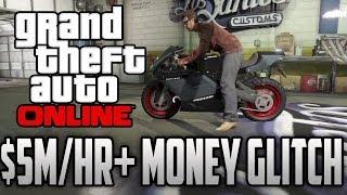 GTA 5 Online - UNLIMITED MONEY GLITCH! $5 Million/Hour! (After Patch 1.09) "GTA Online Money Glitch"