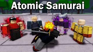 Test Atomic Samurai vs Every Character In The Strongest Battlegrounds