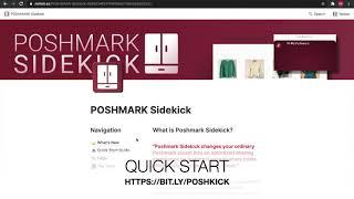 Poshmark Sidekick Tutorial