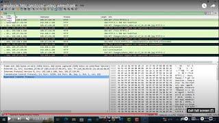 Demo analysis http protocol || using wireshark
