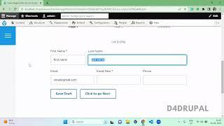 Save Draft of your web form values Drupal 10, Drupal 9 | D4Drupal