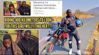 Riding 409 Kilometers From Lusaka To  Petauke To Look For A Girl  Married off At Age 14