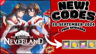 ️Latest The Legend Of Neverland New Redeem Code 20 September 2024 || Legend Of Neverland Codes