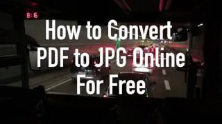 How to Convert PDF to JPG Online for Free