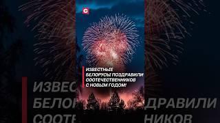 Известные белорусы поздравили соотечественников с Новым годом! #беларусь #политика #новости