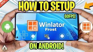 NEW  WINLATOR FROST V1 - SETUP/SETTINGS/GAMEPLAY | BEST WINDOWS EMULATOR ANDROID