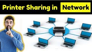 How to Share Printer on Network (Share Printer in-between Computers) Easy