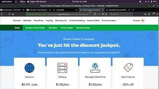 GODADDY WEBSITE BUILDER FREE TRIAL PROMO CODE 