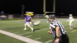 John Volker 45-yard punt return TD negated by block in back penalty