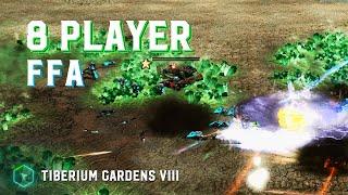 8 Player FFA - Tiberium Gardens VIII - Kane's Wrath