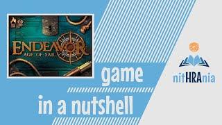 Game in a Nutshell - Endeavor Age of Sail (how to play)