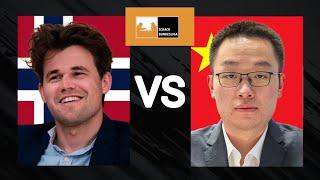 Magnus Carlsen vs Wei Yi | Schach German Bundesliga 2024/2025