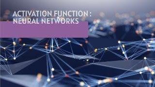 Activation functions in deep learning