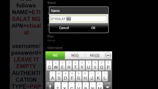 Manual Internet Configuration for Android Phone (MTN,GLO,ETISALAT,AIRTEL)