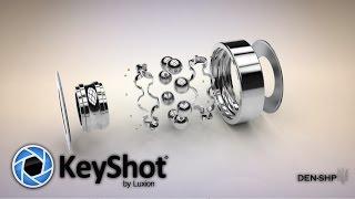 KeyShot уроки - анимация подшипника