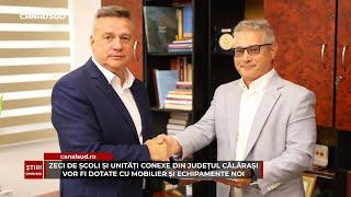 CANAL SUD / ZECI DE ȘCOLI ȘI UNITĂȚI DIN JUD. CĂLĂRAȘI VOR FI DOTATE CU MOBILIER ȘI ECHIPAMENTE NOI