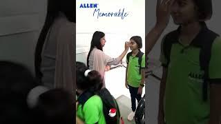 1st day at ALLEN  | Memorable Moments for Students 🫶 #shorts #allen #studentsmotivation