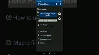Op autoclicker for mobile