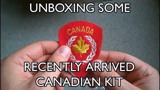 Unboxing Some Recently Arrived Canadian Kit