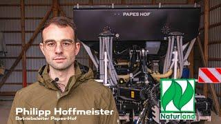 Biologische Landwirtschaft und NO-TILL | AGRISEM Mini-BOSS (Testimonial) Papes-Hof