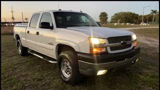 2003 CHEVROLET SILVERADO 2500 4X4 6.6  DURAMAX DIESEL.           FOR SALE $13900