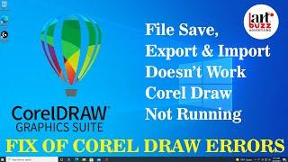 How FIX  corelDraw problem, Cant Save, Copy, Export in solved. 100% Working