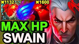 Wild Rift China Swain Mid - 20KILL NEW HEARTSTEEL RAID BOSS SWAIN BUILD RUNES