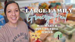 WALMART Grocery Haul   + Meal Plan | DOLLAR TREE School Supplies ️