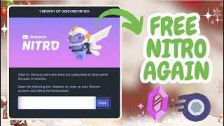 Discord is giving  *Everyone* FREE NITRO AGAIN  | NITRO GIVEAWAY IN MY DISCORD SERVER