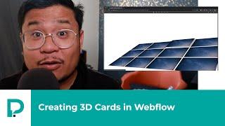 How to Webflow: Creating 3D Cards with a hover effect - Tutorial (2020)