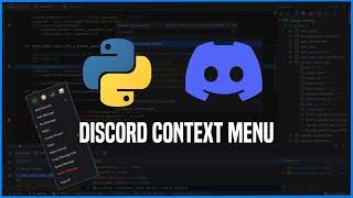 [NEW FEATURE] - Discord.PY | How to make a bot | Episode 26 - Discord Context Menu/Apps!
