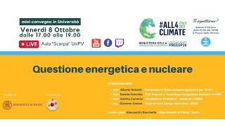 "Questione energetica e nucleare" -  Stand Up for Nuclear 2021
