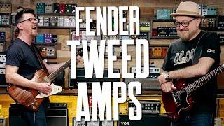 Vintage Fender Tweed Amps With Jesse Hoff & Ed Oleszko [7 Vintage Tweeds Cranked!]